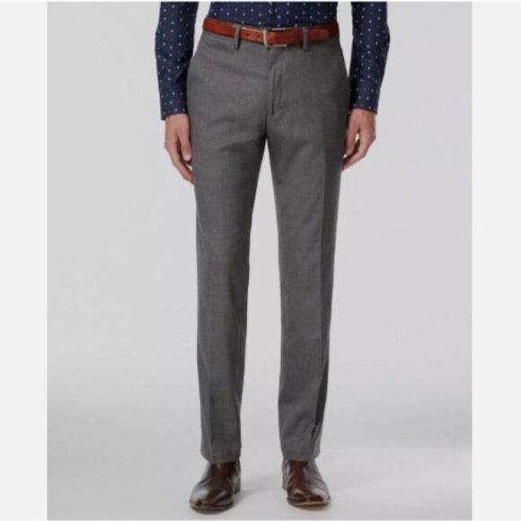 NEW Kenneth Cole Reaction Mens 30X32 Techni-Cole Super Flex Waistband Dress Pant - Picture 1 of 9